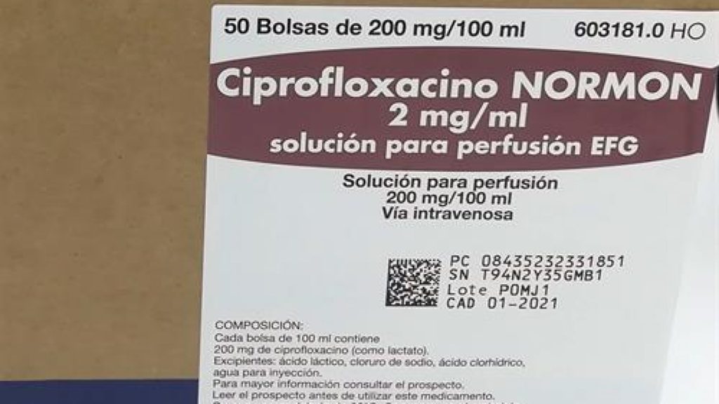 Ciprofloxacino Normon Efg Equipos M Dicos Y Medicamentos Delhers S A