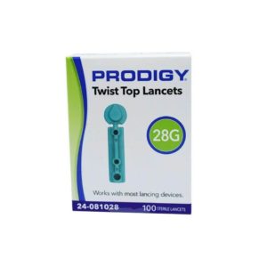 Lancetas Prodigy 28G para Glucómetro