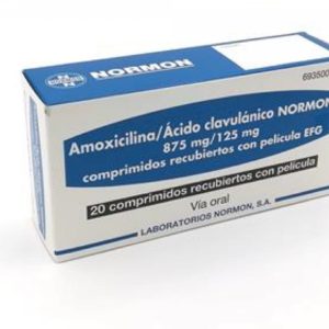 Amoxicilina/Ácido clavulánico Normon 875mg/125mg X 20 Comprimidos