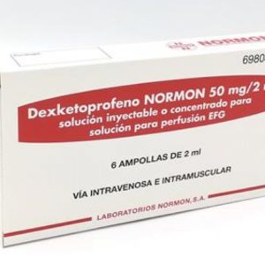 Dexketoprofeno Normon EFG  50mg/2ml x 6 Ampollas