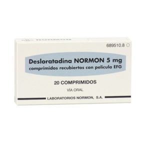 Desloratadina NORMON 5mg x 20 comprimidos