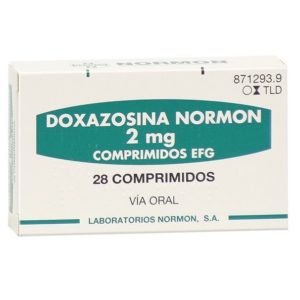 Doxazosina Normon 2 mg x 28 comprimidos EFG