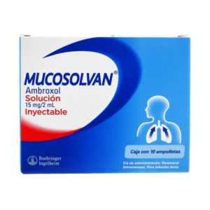 Mucosolvan 15mg/2ml x 10 Ampollas